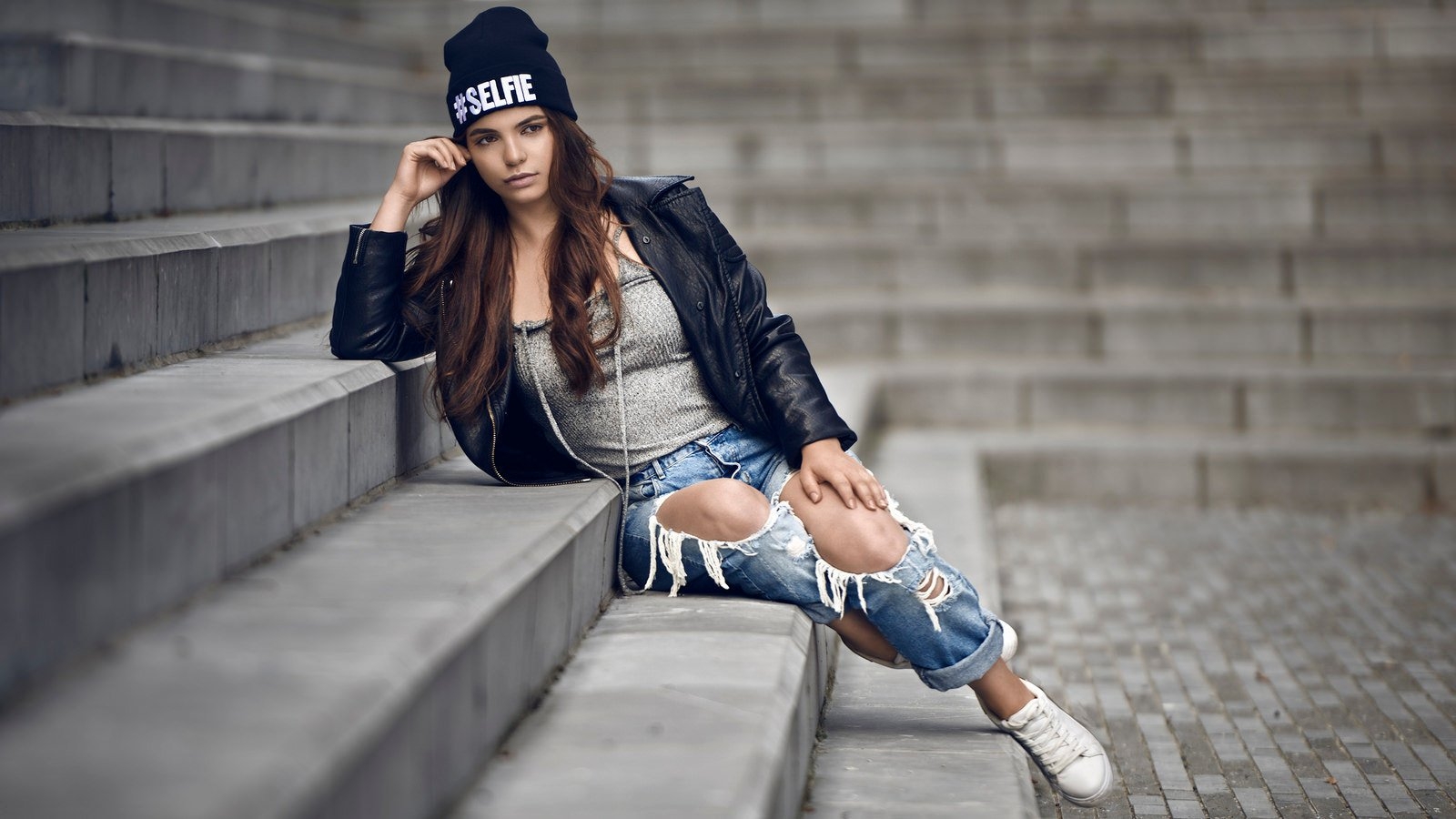 Sassy girls in Seville