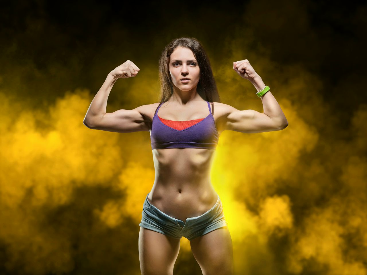 Athletic girls in Seville